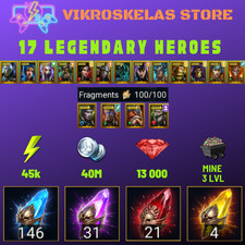 Raid Shadow Legends | Starter : 146 Ancient, 31 Void, 21 Primal, 4 Sacred Shards