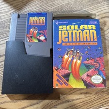 Solar Jetman: Hunt for the Golden Warpship (Nintendo NES) Game W/ Box Untested