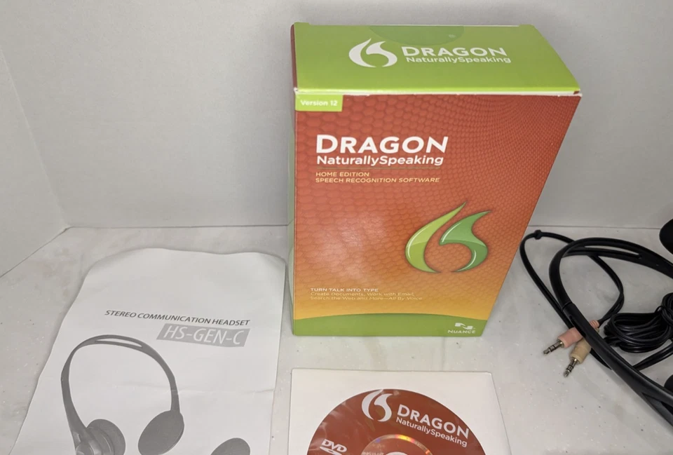 Nuance Dragon Naturally Speaking 12 Home Edition Speech Recognition Software - Image 2 of 4