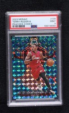 2023-24 Panini Mosaic Choice Peacock Prizm Terry Rozier III #139 PSA 9 MINT 1n1n