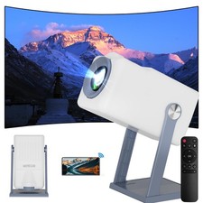 Mini proiettore portatile con supporto 4K/1080P Film, Android 11, 40-150