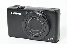Canon PowerShot S90 コンデジ F2.0 付属品付 動作確認済 キヤノン、RAW記録に対応した薄型モデル「PowerShot S90」 - デジカメ