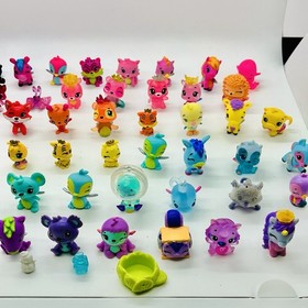 Spin Master Hatchimals Animal Figurines Mixed LARGE Lot of 63 PLUS Egg Case