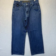 Phat Farm Jeans Mens Size 36 Blue Denim The New American Dream Relaxed Fit