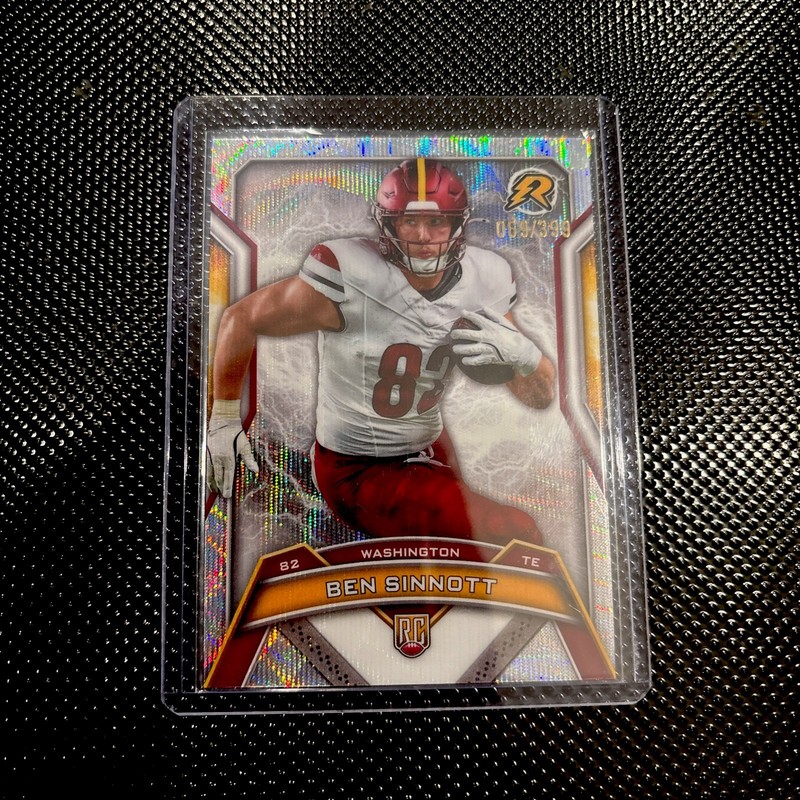 2024 Topps Resurgence Football #198 Ben Sinnott Surge /399 Rookie RC (JR)