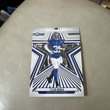 2024 ROOKIES & STARS TYLER NUBIN BASE FOOTBALL CARD GIANTS NFL 196 and rc