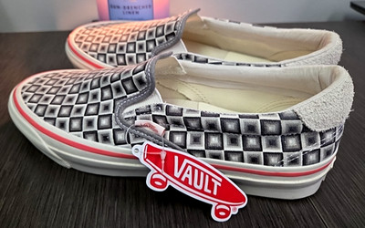 VANS Madhappy x Vans Vault Slip-On 59 Checker 721278 Mens 8 W 9.5 NEW