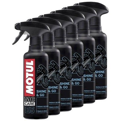 Tiefenpfleger MC CARE E5 SHINE & GO Motul 6 X 400 ml Kunststoffplege Pflege Lack