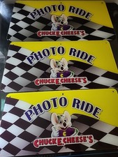 Chuck E Cheeae Photo Ride Game Marquee Sign