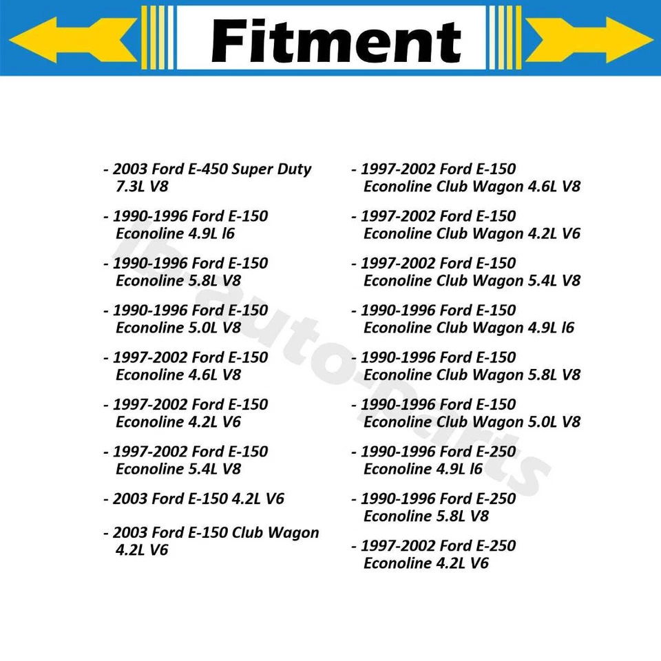 Kit de resistencia de motor soplador de climatización trasero para Ford E-150 2003 2004 2005 2006 2007 2008 Foto 3 de 4