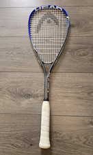 Head AFT Power Squash Racket 211134 Grey / Blue - With Case - Good Condition