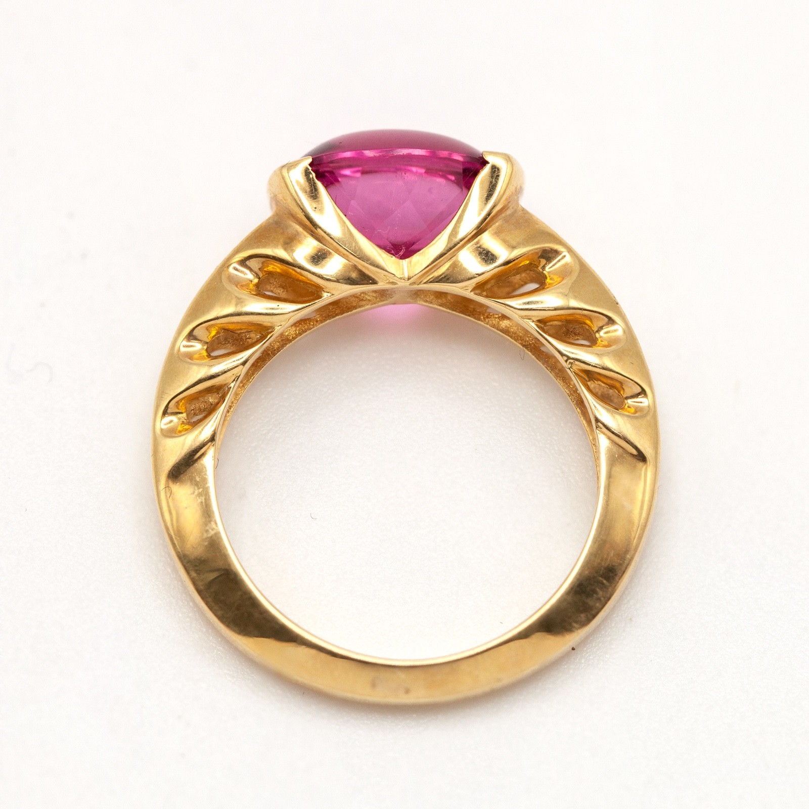 Kurt Wayne 18K Yellow Gold Pink Tourmaline Ring(2… - image 7