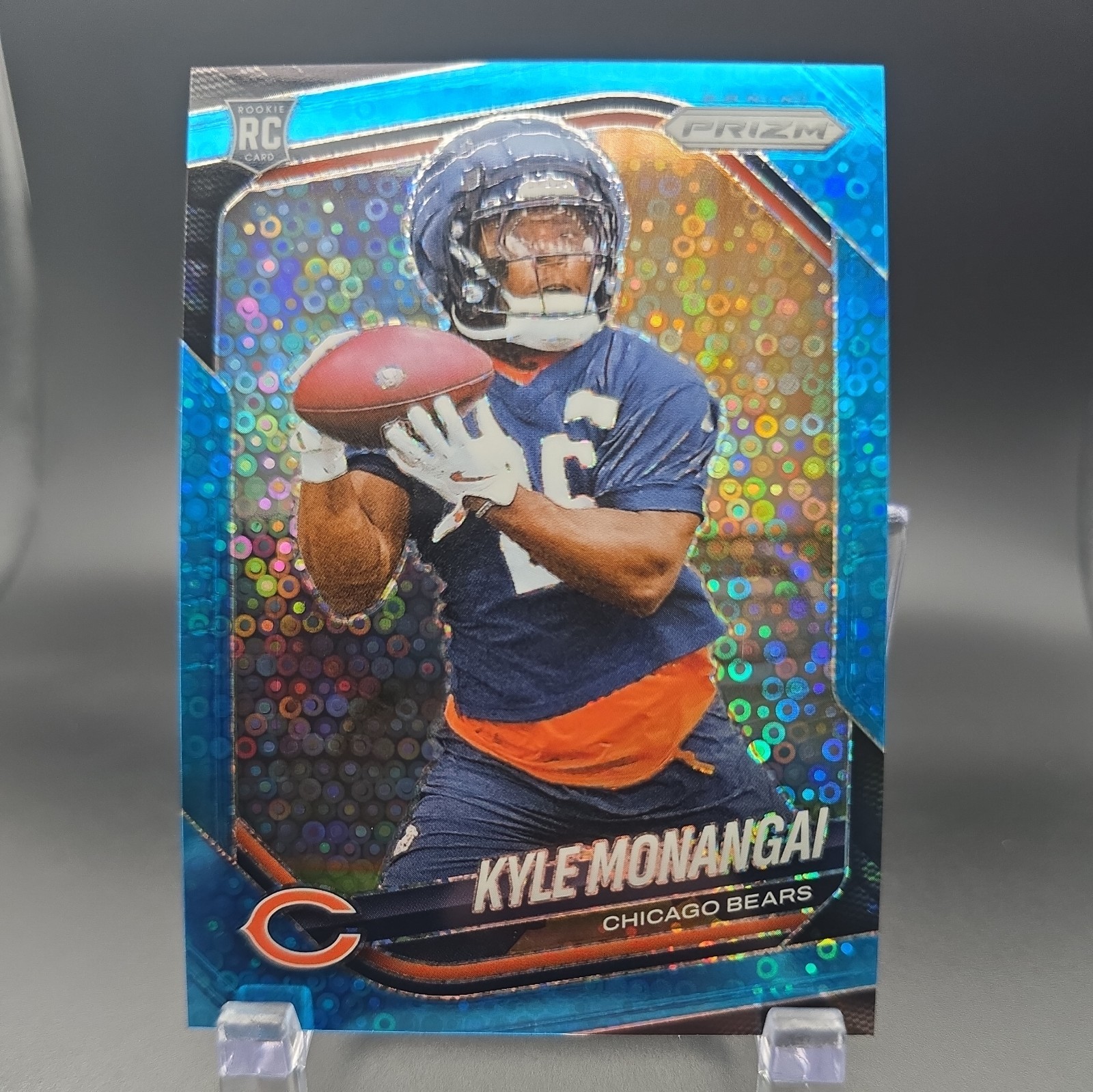 KYLE MONANGAI 15/125 2025 Panini Prizm RC #348 No Huddle Blue Prizm