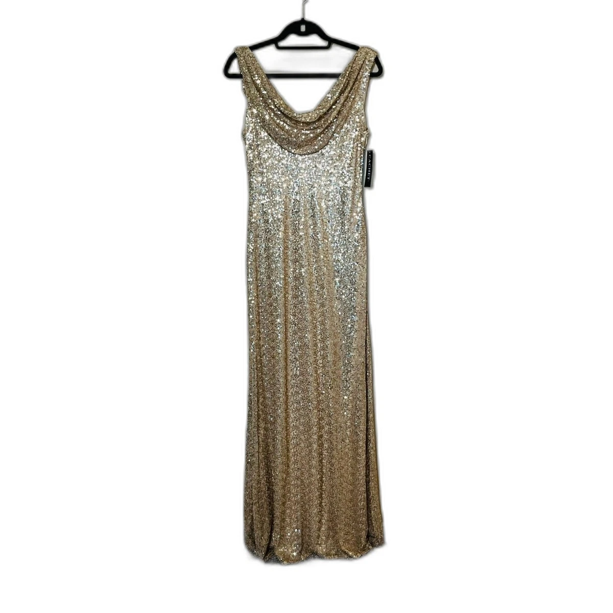 green emerald velvet dress Cachet