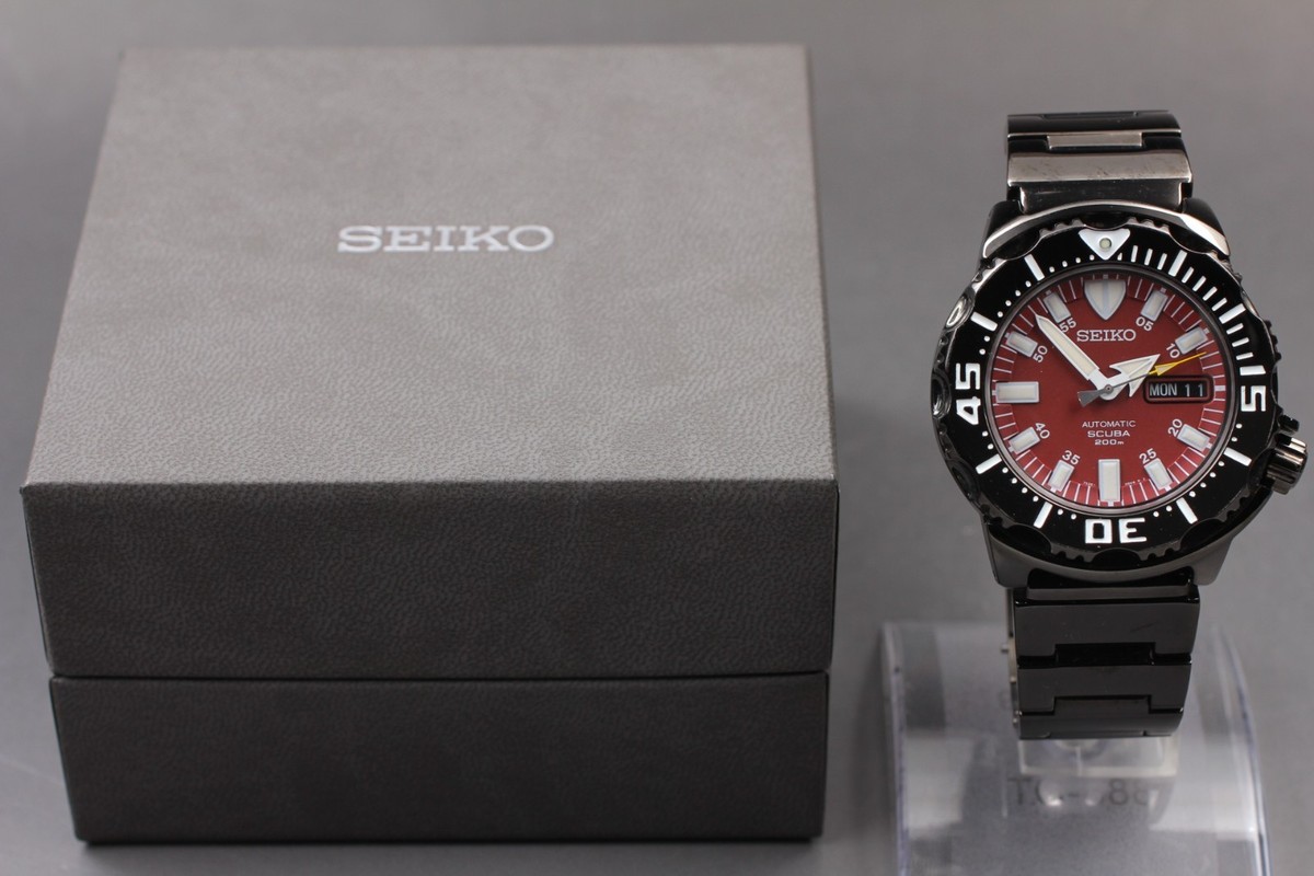 SEIKO セイコー SZEN007 7S26-03G0 ナイトモンスター SEIKO 7S26-03G0 Night Monster Automatic Men's Watch Black