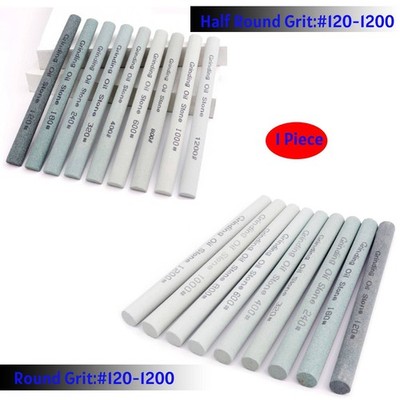 Halbrunder / Runder Grün Ölschleifstein   120# bis 1200# für Messer & Werkzeuge