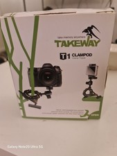 Takeway Model T1 Clampod TY101 versatile clamp an mini tripod.opened never used