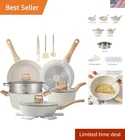 16PCS Pots and Pans Set Non Stick Cookware Set Nonstick with Cooking Set