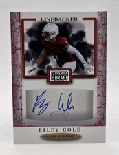 2021 Sage Premier Draft - Autographs Riley Cole #A64 Red (AU, RC)