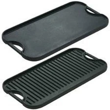 NEW LODGE CAST IRON LOGIC LPGI3  GRIDDLE GRID REVERSIBLE PRO 20 X 10.5 0426445