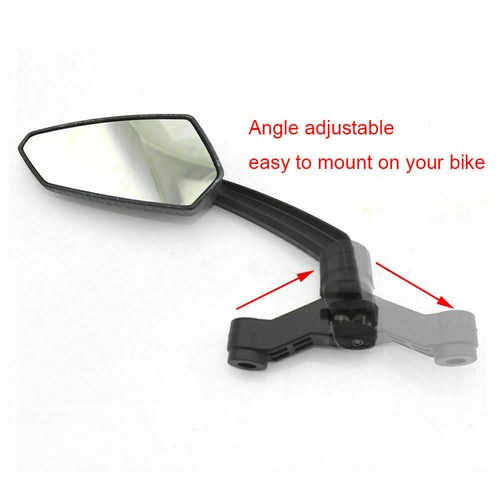 Espejos retrovisores laterales de motocicleta fibra de carbono para scooter buggy Taotao GY6 bicicleta - Imagen 4 de 11