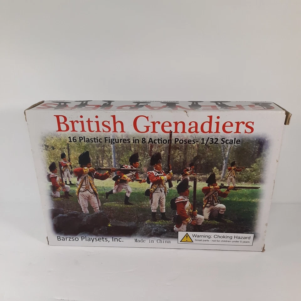 Barzso British Grenadiers 16 1/32 Scale Plastic Figures Boxed Set No. 4 - Image 2 of 4