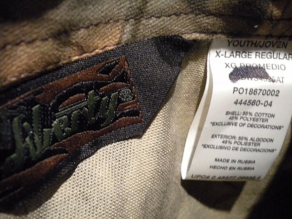 Walls Advantage Timber Liberty Youth Camo Hunting Shirt (size XL regular Junior) - Image 3 of 4