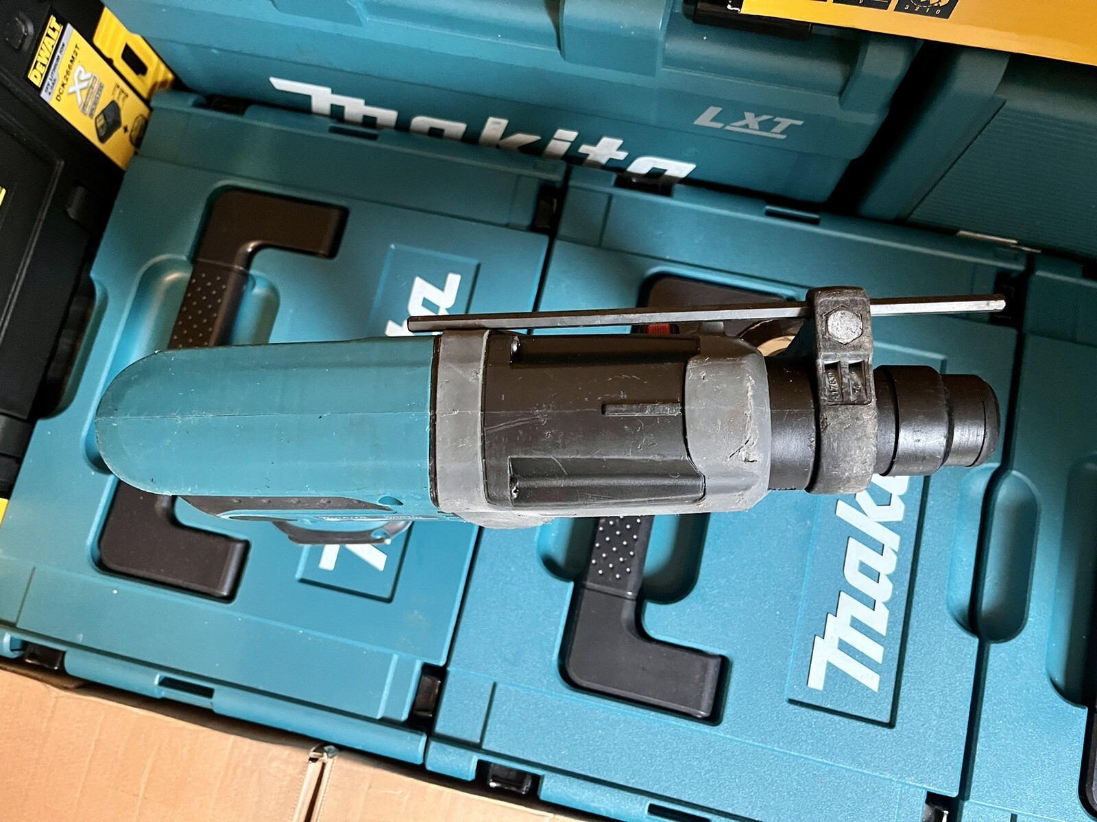 Makita DHR202Z 18v LXT 3mode SDS+ Hammer Drill with Side Handle & Depth
