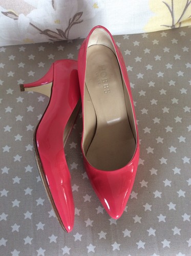 rose Royaume une 38 pour bas Eur 4 Chaussures talons Uni à verni Cuir Portée Rebecca fois femmes Hobbs qwHxvEBFB