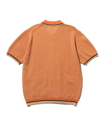 (ASK availability First) BEAMS Solid Zip Knit Polo NEW - Picture 7 of 24