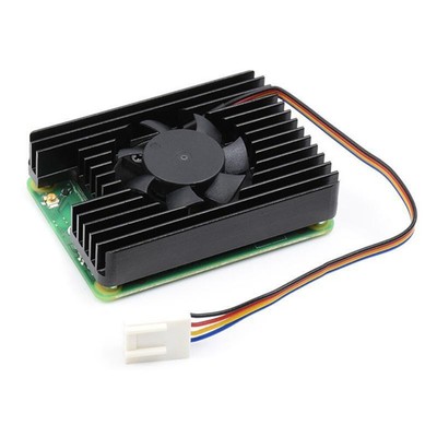 Alloy PWM Adjustable Speed Radiator with Fan for Raspberry Pi Compute Module 4 c