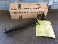 NOS Vintage "Hang 24" Tie - Belt  Accessory Closet Wall Folding Rack - Open Box