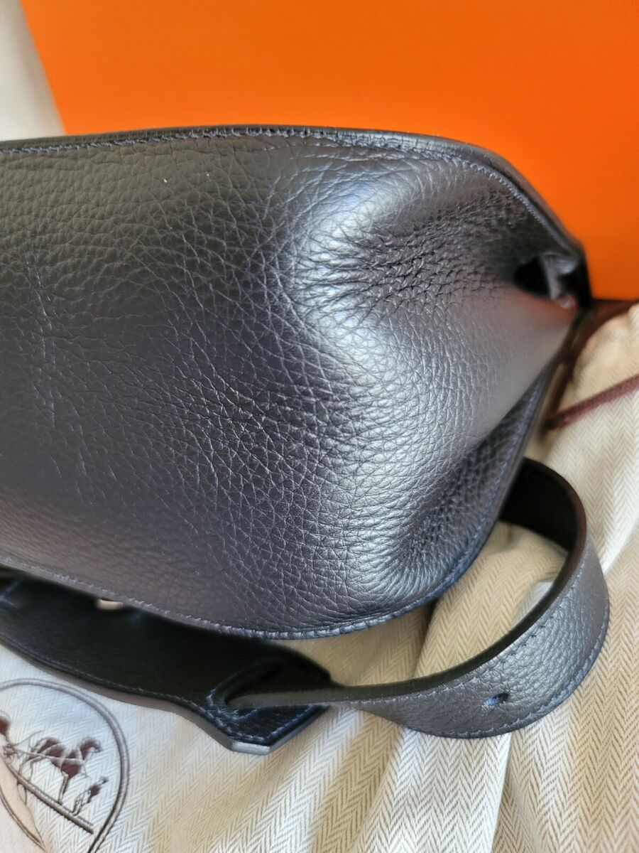 Hermes Jypsiere 28 Taurillon Clemence Indigo Blue Silver Hermes Jypsiere 28 Taurillon Clemence Indigo Blue Silver