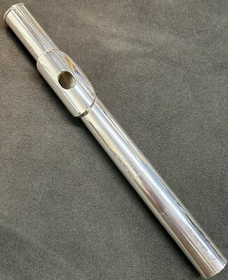 New Old Stock GEMEINHARDT Solid Silver K Flute Head Headjoint, Most Resistance