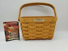 Longaberger 1998 Edition Dresden Tour Basket, Protector, Signed 4 Family Members
