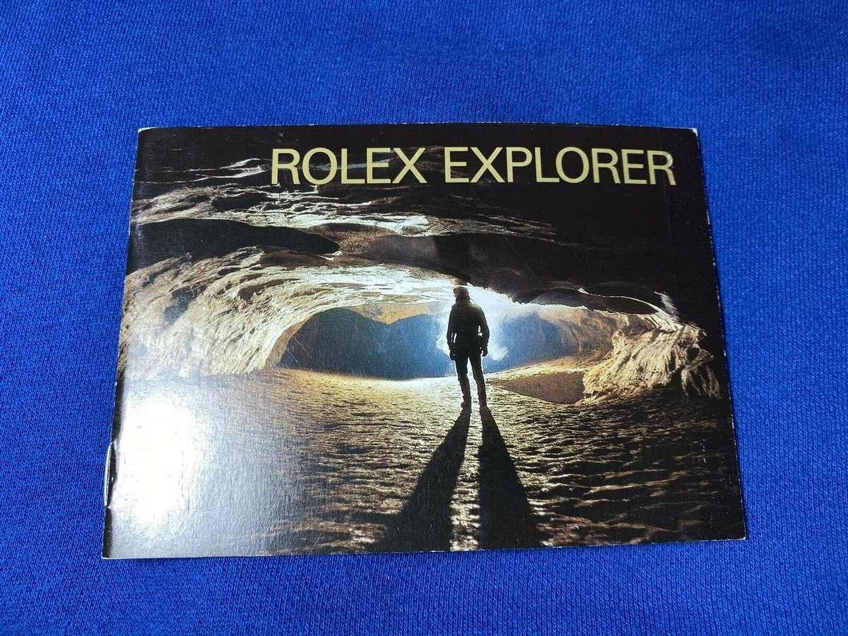 ROLEX ロレックス エクスプローラー 冊子 1995年 英語Explorer 1995年