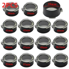 2PCS Quick Flip Rifle Scope Spring Up Open Lens Cover Dustproof Cap Protector US