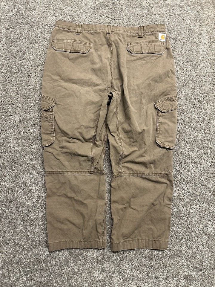 MENS 33 x 30 Carhartt 101148 Force Tappan Ripstop Relaxed Fit Cargo