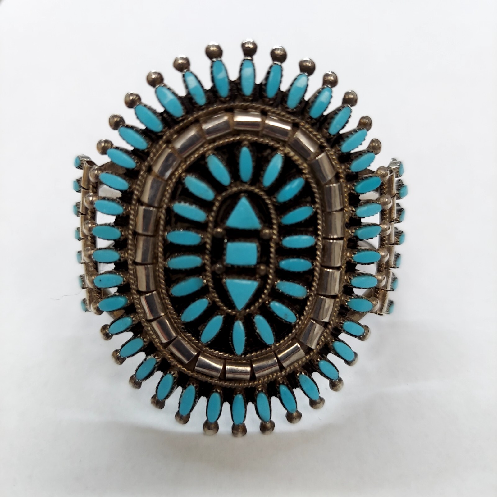 Zuni Turquoise Cuff Bracelet by Evonne Hustito - … - image 9
