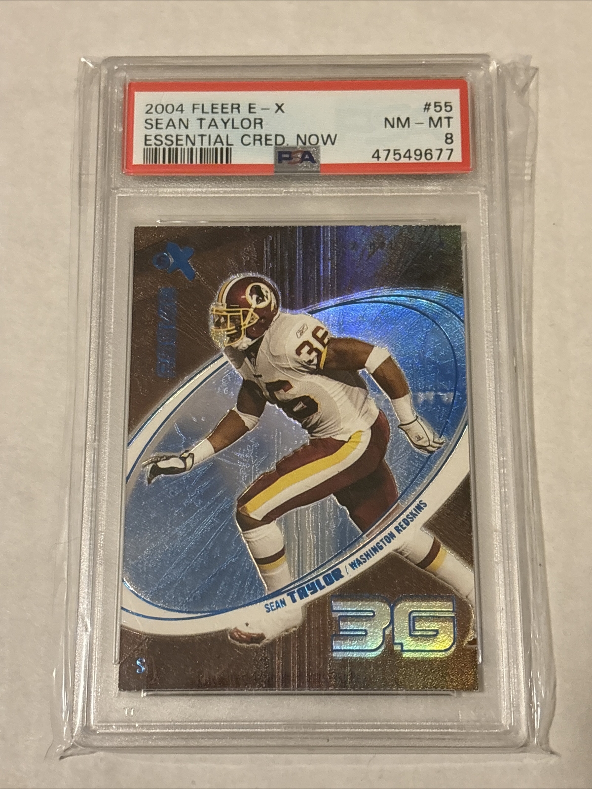 Sean Taylor Fleer E-X #55 Essential Cred. Now