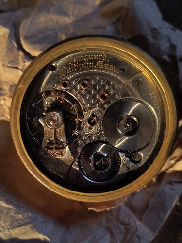 Waltham Vanguard 19j 1892 Movement Salesman Sample Cased - Picture 3 of 7