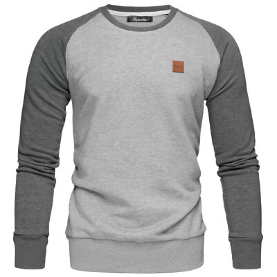 Herren Basic College Sweatjacke Pullover Hoodie Sweatshirt R5040
