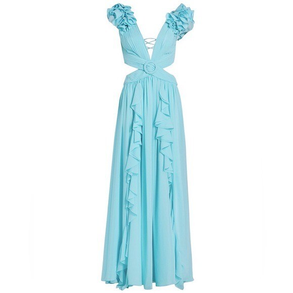white christmas dresses Patbo Wave Cut Out Maxi Dress – Cattivo main image 0