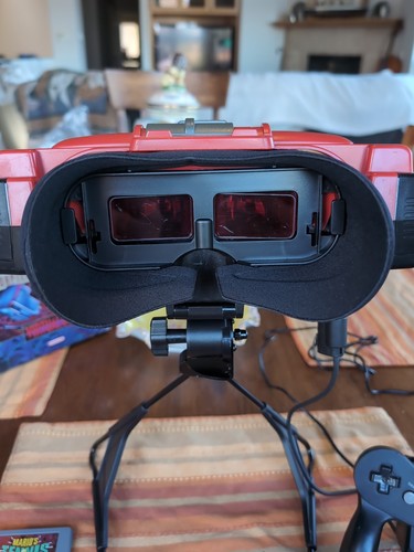 Nintendo Virtual Boy With Three Games And AC Adapter And AC Adapter Box READ! - Picture 23 of 24
