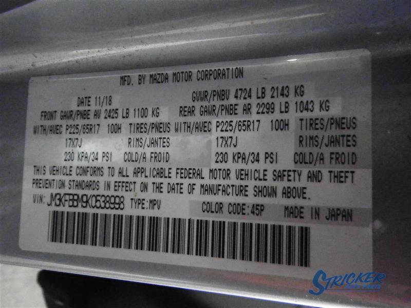 Mazda CX-5 2019 Wheel Alloy 9965C67070 4712 | eBay