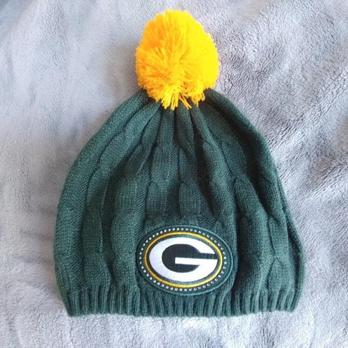 Green Bay Packers Beanie Hat Women Girl 
