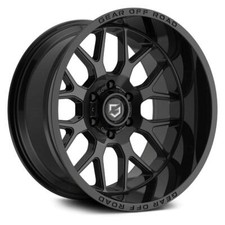 18 Inch 18x9 Gear Off Road 763b Raid Black Wheels Rims 6x135 18