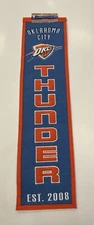 Oklahoma City Thunder NBA Basketball Winning Streak Embroidered Heritage Banner
