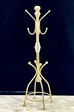 Vintage Brass Salesman Sample Coat Rack 11.5” Tall Great For Jewelry