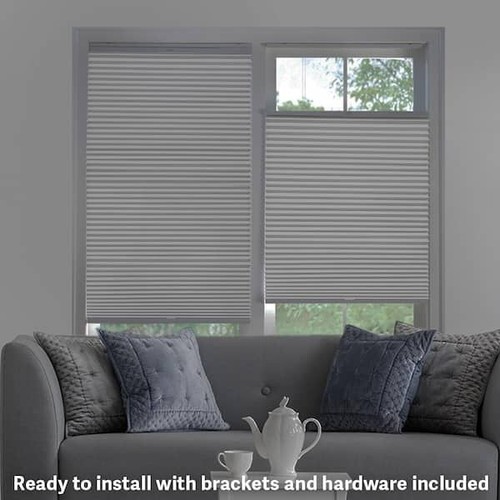Custom Cut HDC Shadow White 9/16 in. Top Down Bottom Up Cordless Cellular Shade - Picture 2 of 14